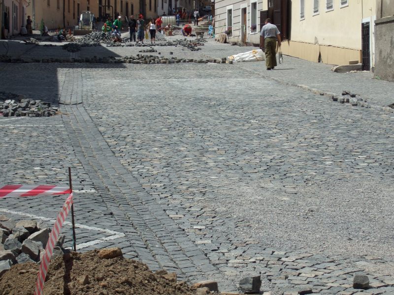 Kompletná rekonštrukcia infraštruktúry Kammerhofskej ulici - Banská Štiavnica