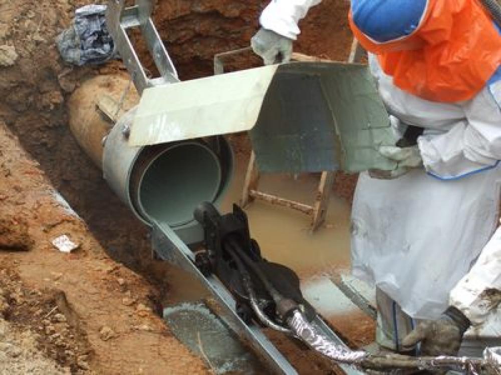 Rekonštrukcia vodovodných potrubí živičným nástrekom
